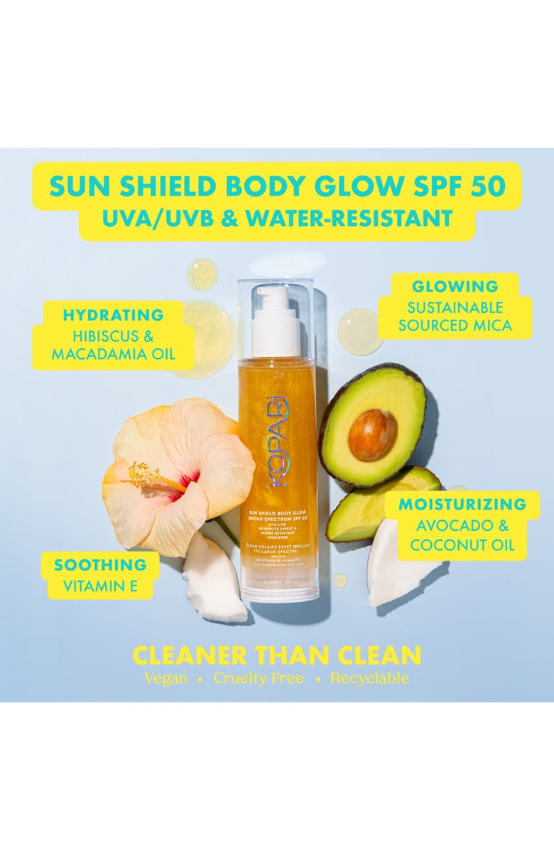 Kopari Sun Shield Body Glow - SPF 50 Duo Set $78 Value, Alternate, color,