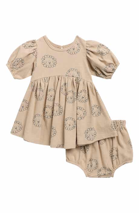 Kids' Darla Organic Cotton Babydoll Dress & Bloomers Set
