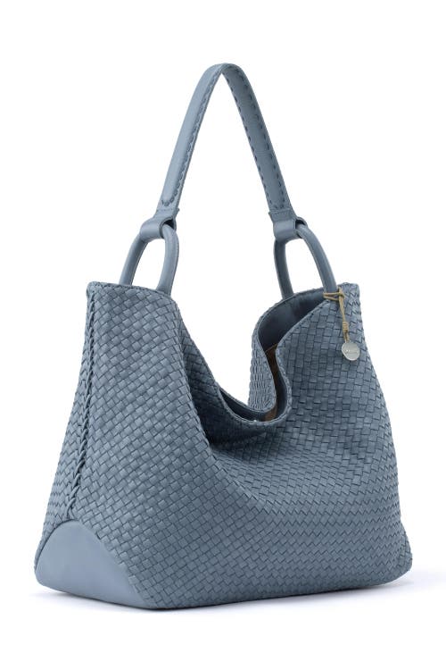 The Sak Los Feliz Large Tote Leather Bag In Blue