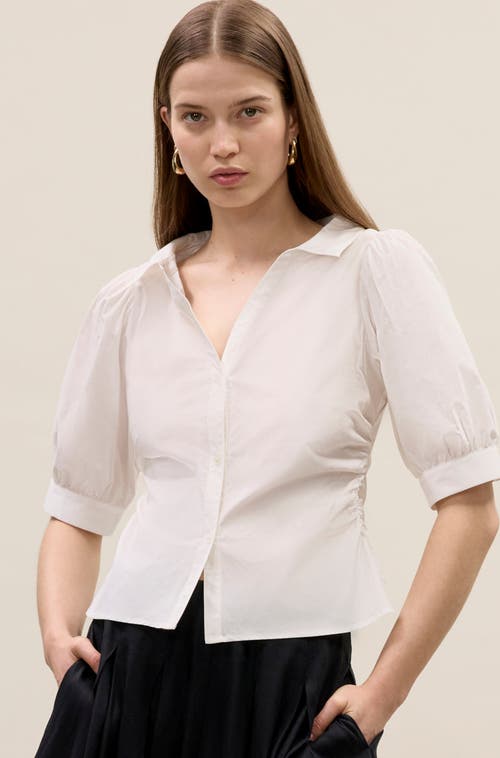 Shop Rebecca Taylor Isla Poplin Shirt