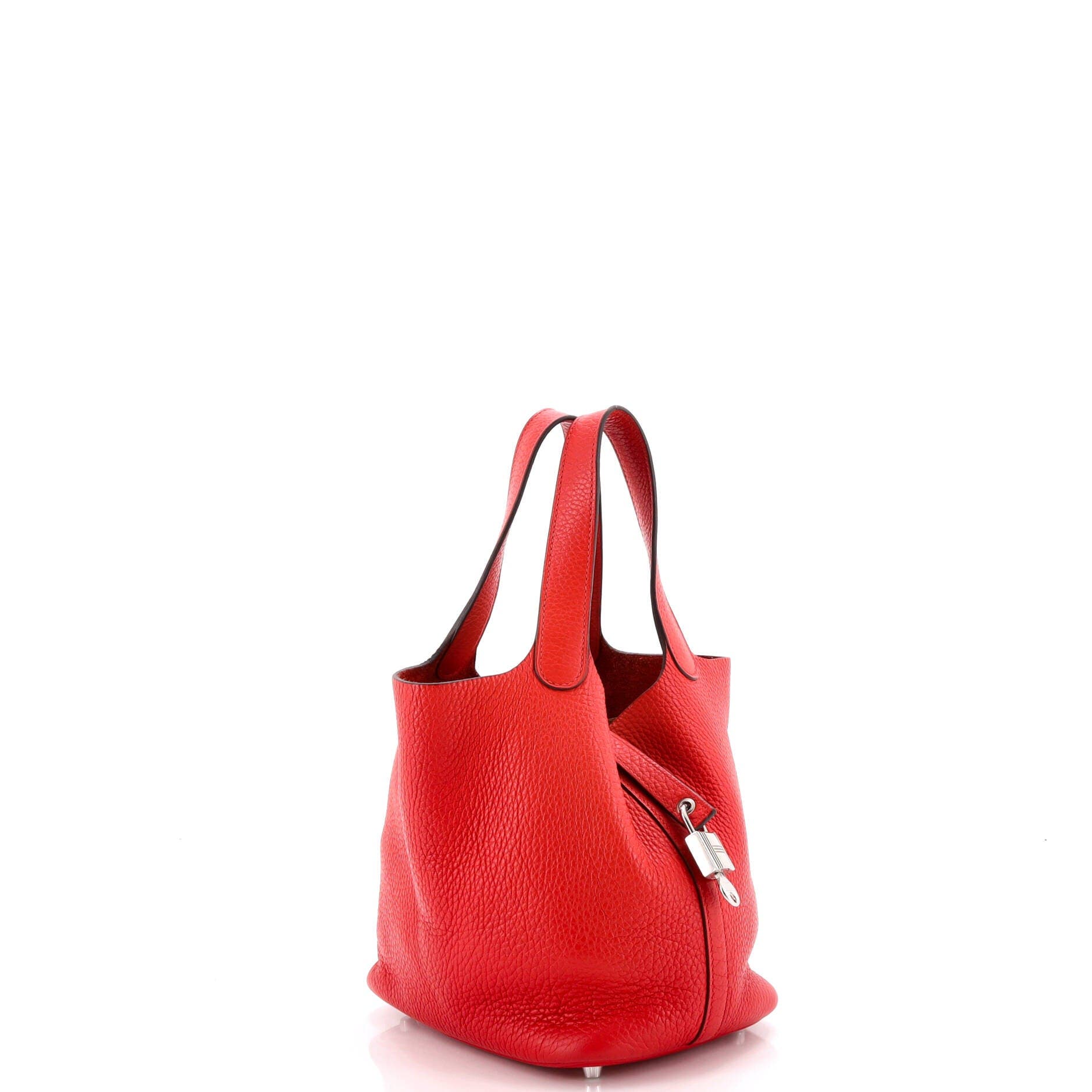 Picotin Lock Bag Clemence PM, Alternate, color, Red