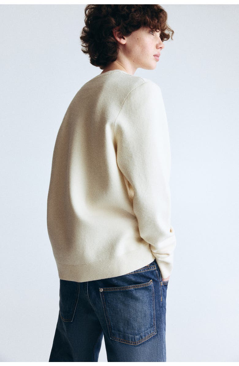 H&M Relaxed Tapered Fit Jeans, Alternate, color, Dark Denim Blue