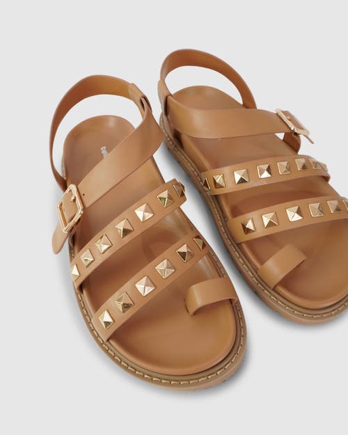 Belle & Bloom Morning Mood Chunky Stud Sandal In White