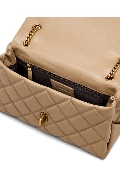Marc Jacobs The Dual Chain Diamond Quilted Convertible Leather Shoulder Bag