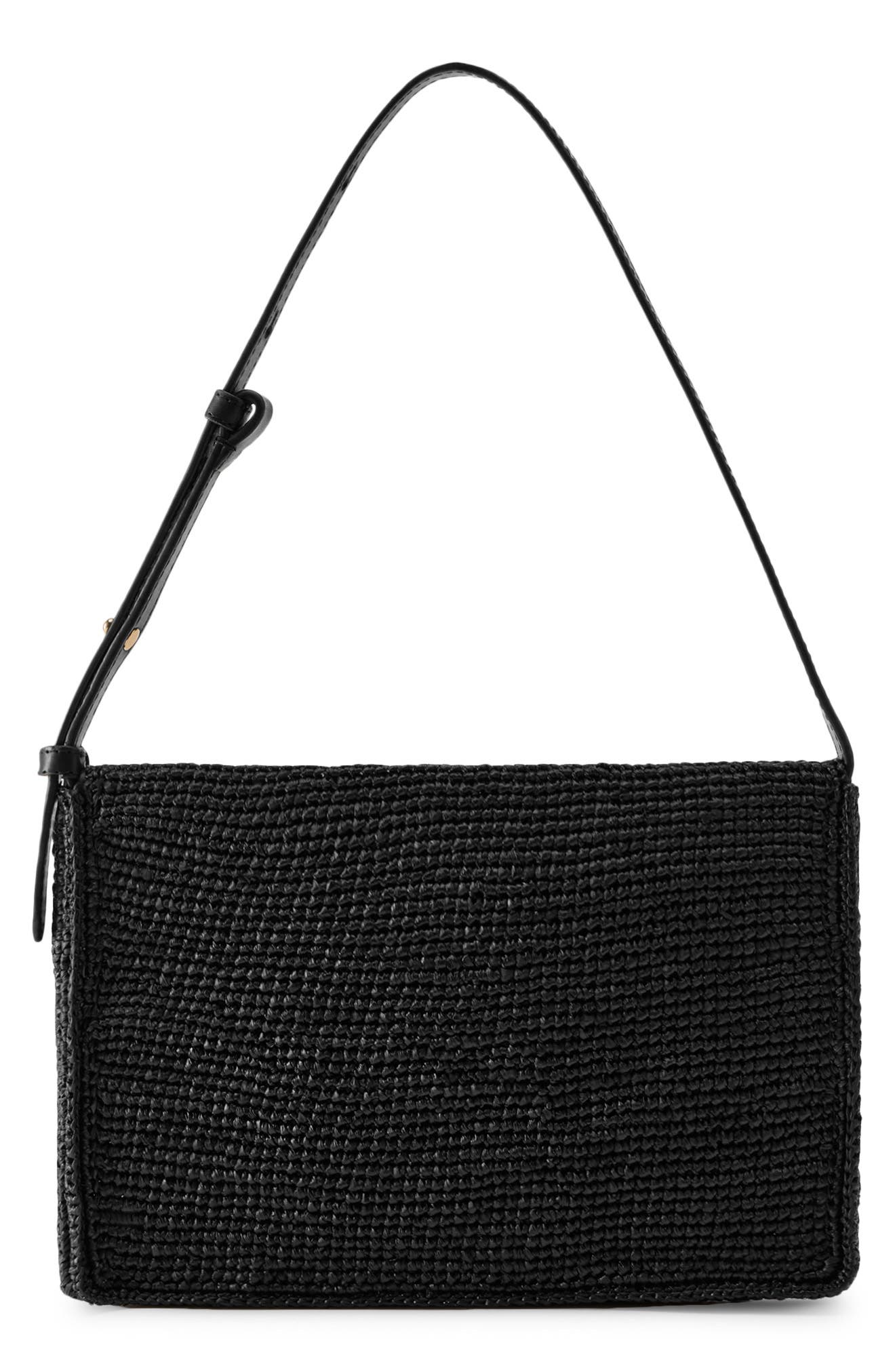 Helen Kaminski Poppy Crochet Raffia Shoulder Bag, Alternate, color, 