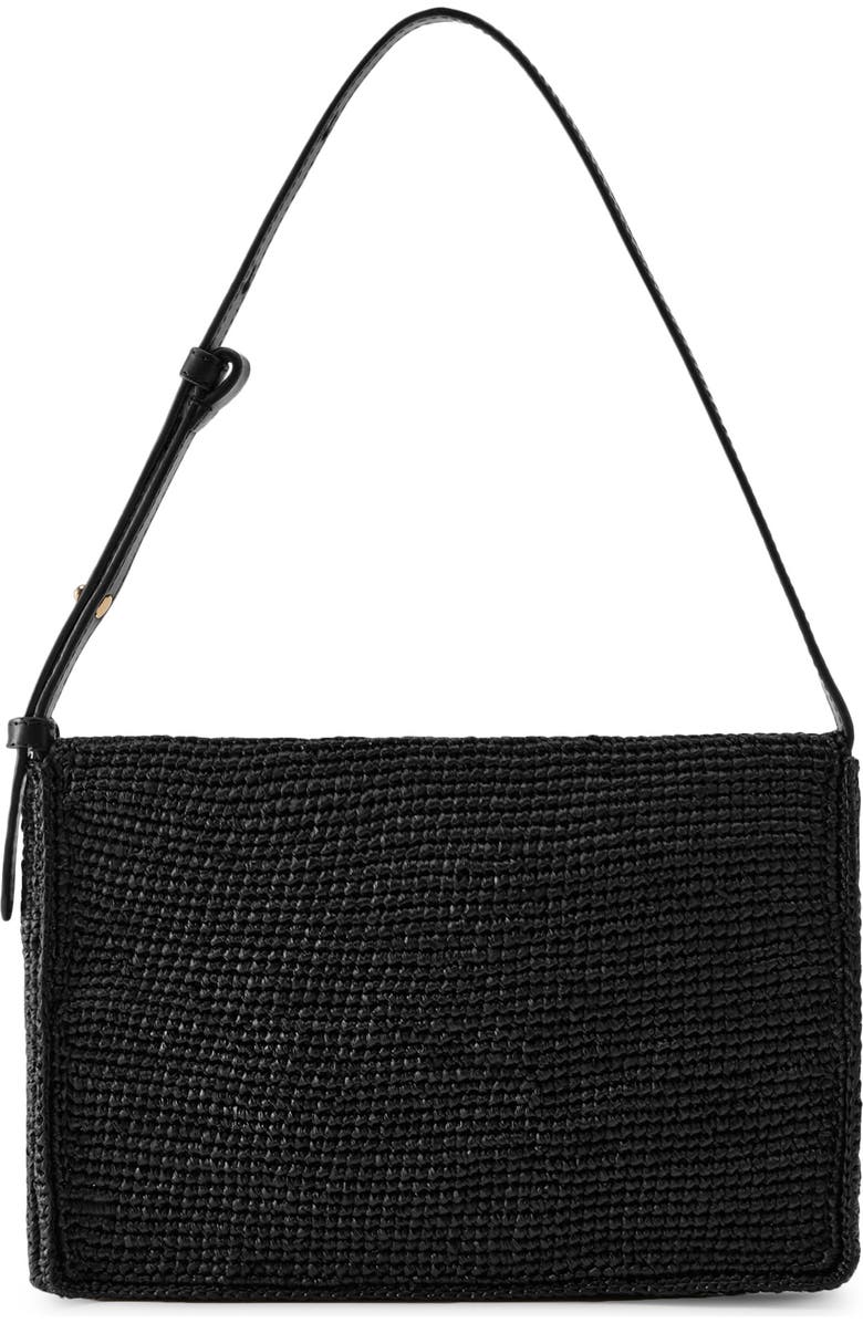 Helen Kaminski Poppy Crochet Raffia Shoulder Bag, Alternate, color,