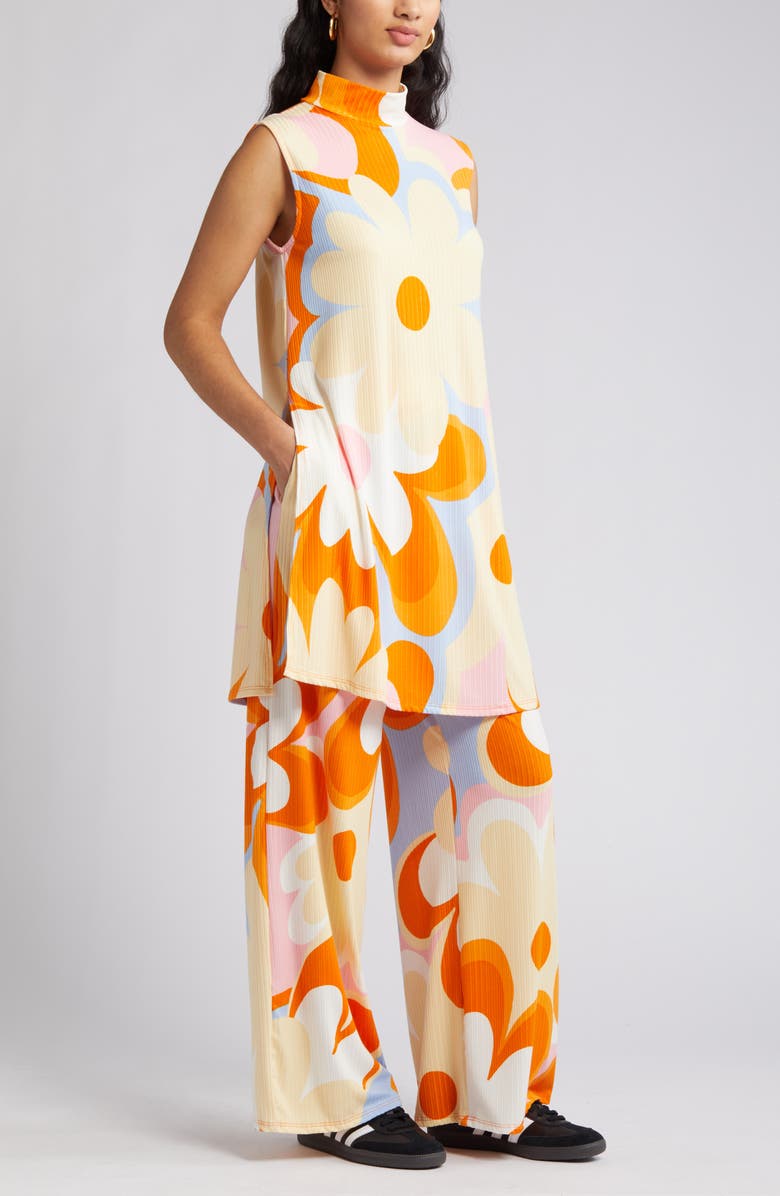 Dressed in Lala Gigi Two-Piece Top & Pants Set, Alternate, color, Mod Floral