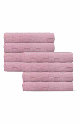 DePera Waffle Terry 8-Piece Turkish Cotton Washcloths