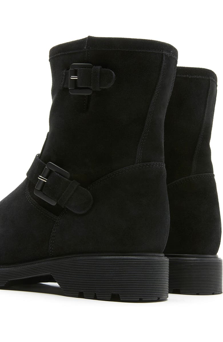 La Canadienne Hana Waterproof Genuine Shearling Lined Engineer Boot, Alternate, color,