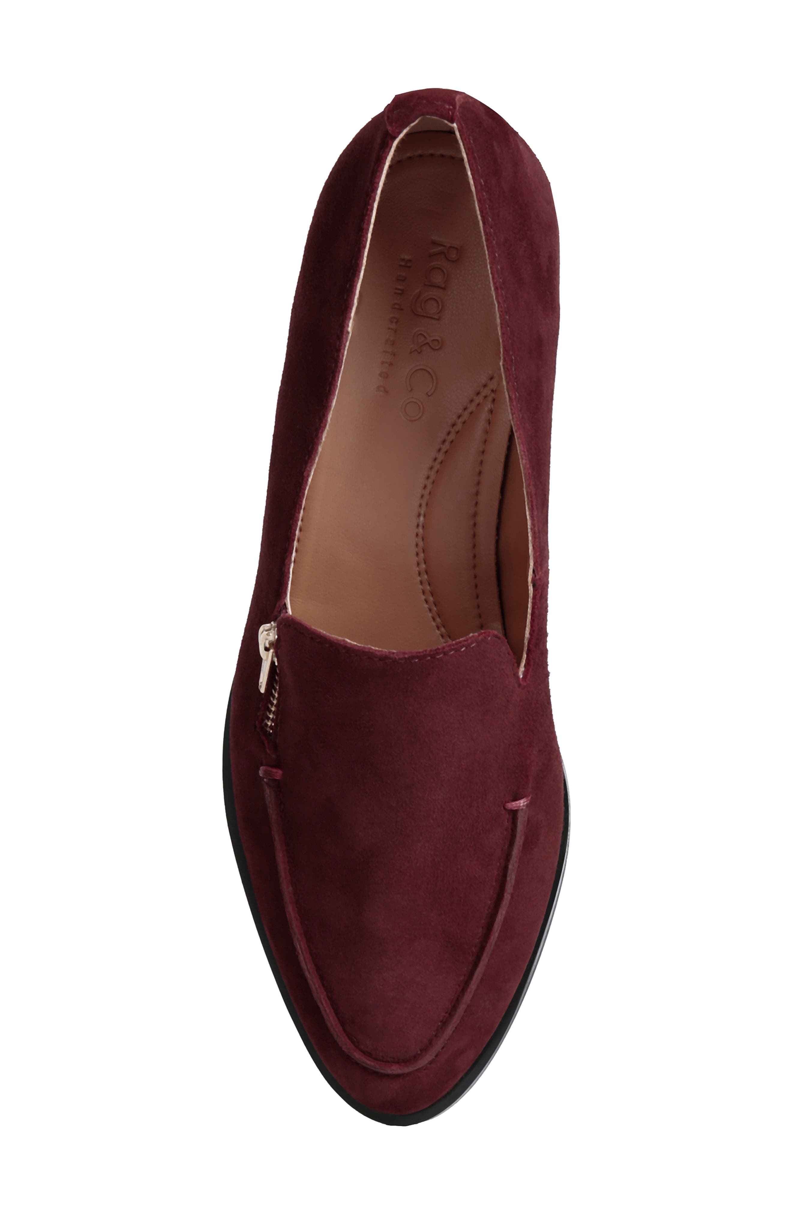 Rag & Co Sara Loafer, Alternate, color, Burgundy