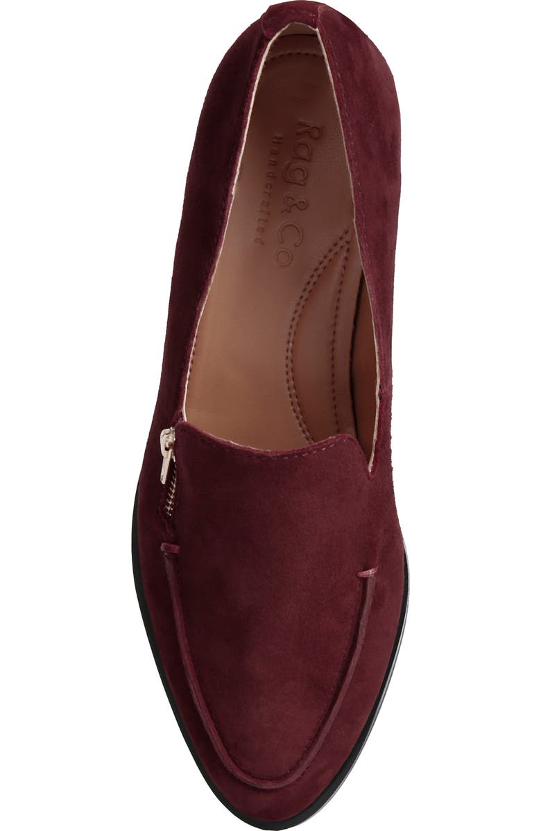 Rag & Co Sara Loafer, Alternate, color, Burgundy