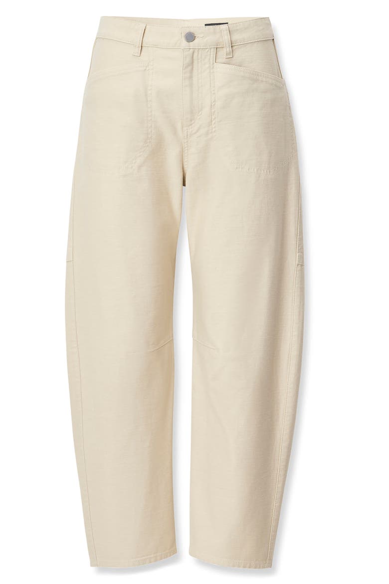 Stevie Tapered Stretch Cotton Utility Pants, Alternate, color, TAN
