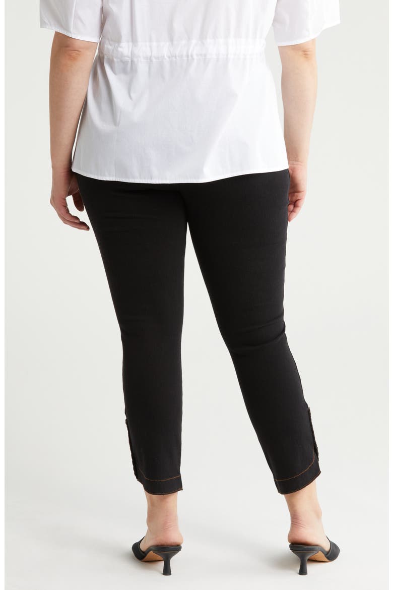 Happy Hour Braided Crop Jeans, Alternate, color, MIDTOWN BLACK