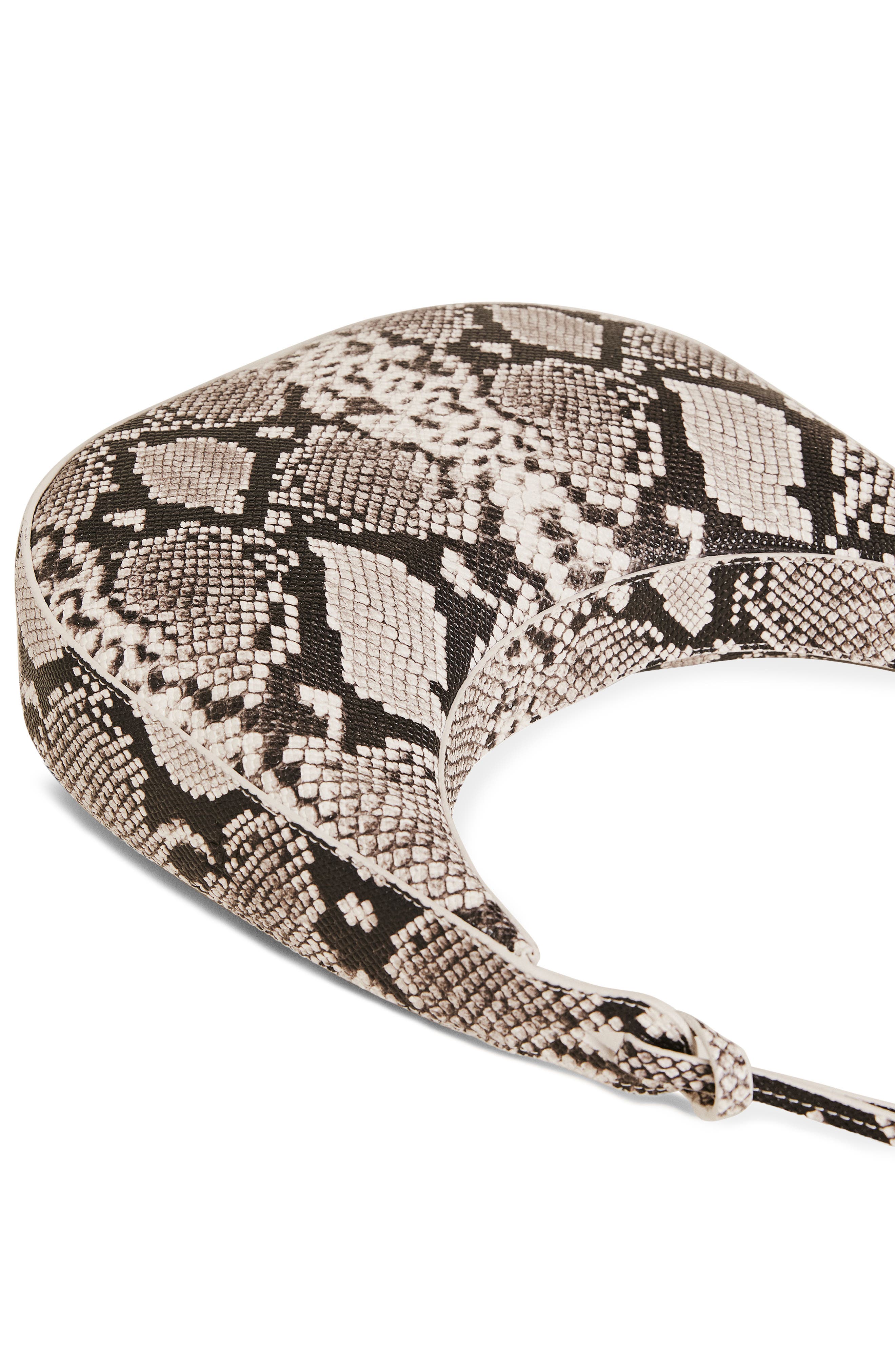 Medium Rosetta Shoulder Bag, Alternate, color, ROCCIA SNAKE