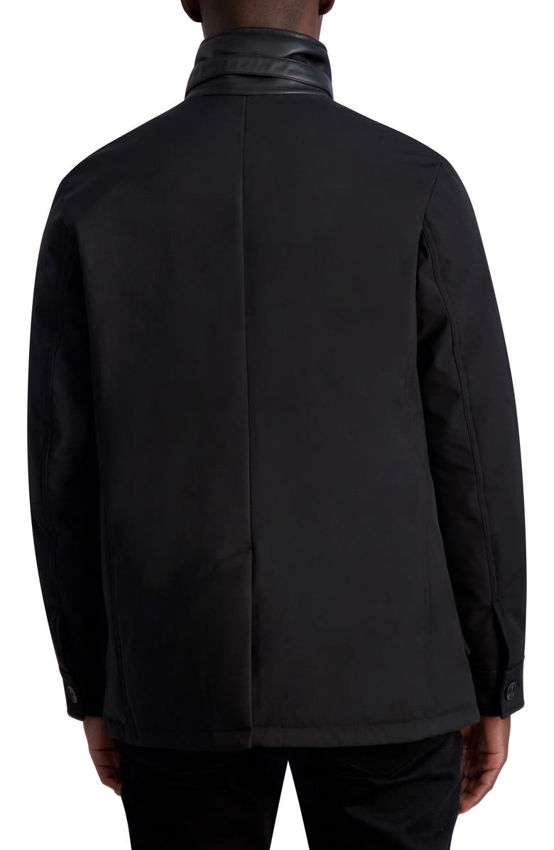 KARL LAGERFELD Puffer Blazer, Alternate, color, Black