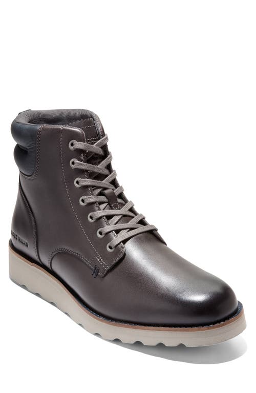 Cole Haan Grand Woodbury Water Resistant Boot In Pavement/blueberry/drizzle