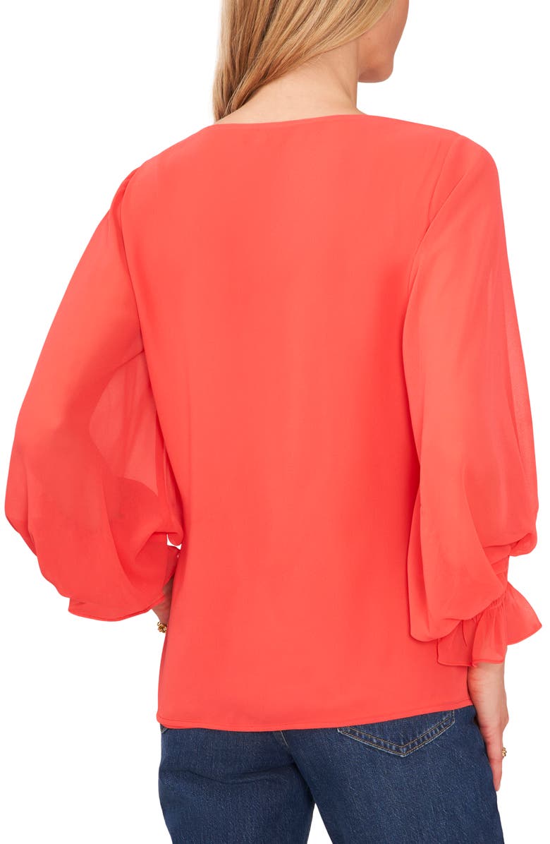 Vince Camuto Blouson Sleeve Blouse, Alternate, color, 