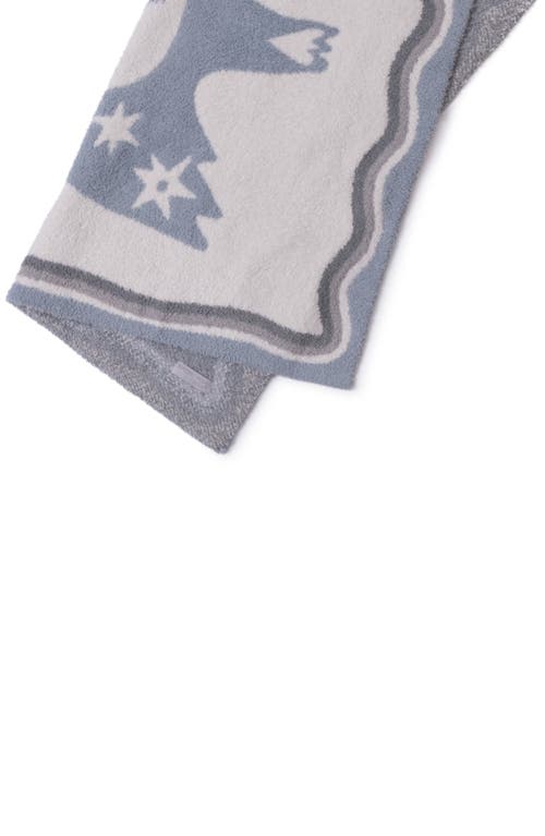 Barefoot Dreams Cozychic® Desert Bird Receiving Blanket In Blue