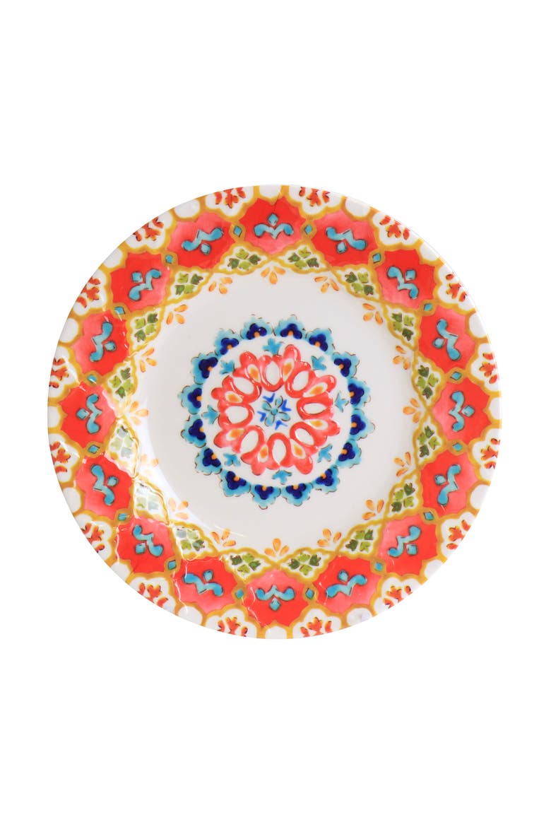 California Designs Tamayo 12 piece Melamine Dinnerware Set, Alternate, color, Multi-Color
