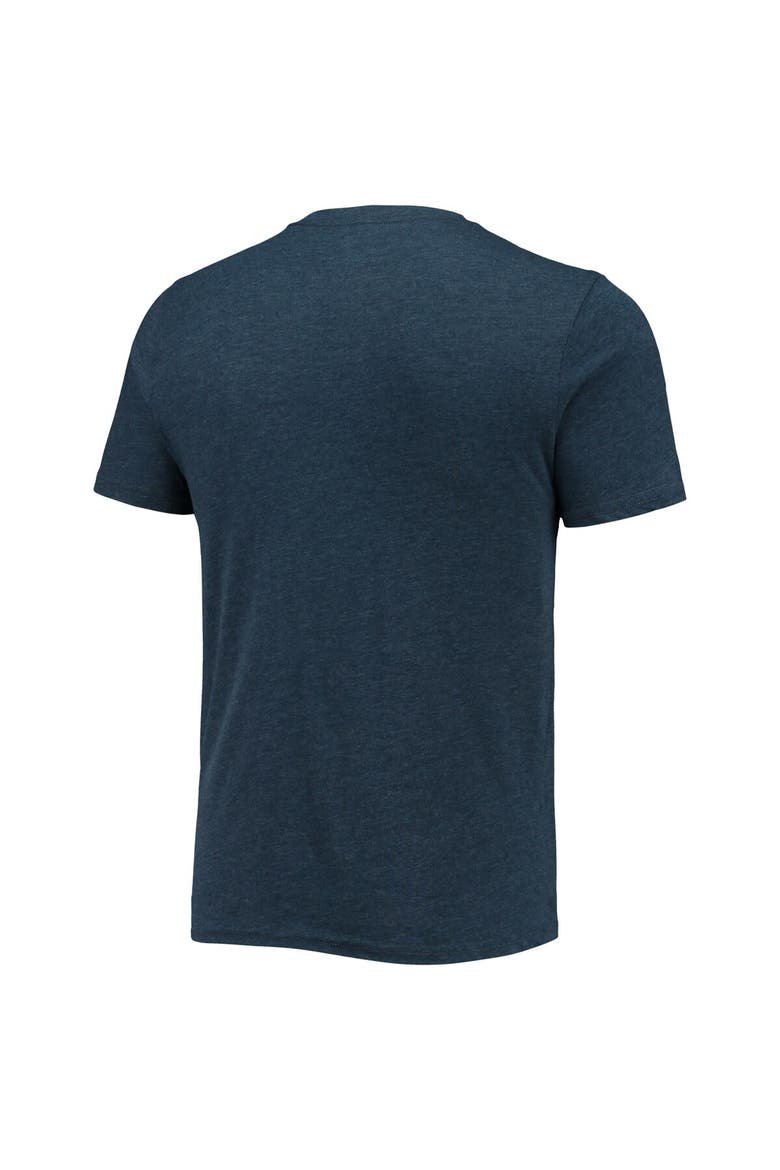 Men's Concepts Sport Heathered Charcoal/Navy Marquette Golden Eagles Meter T-Shirt & Pants Sleep Set, Alternate, color, Heather Charcoal