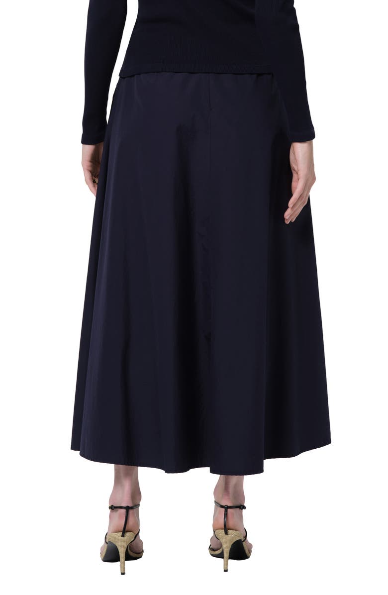 Citizens of Humanity Emi Cotton Poplin Skirt, Alternate, color, Navy