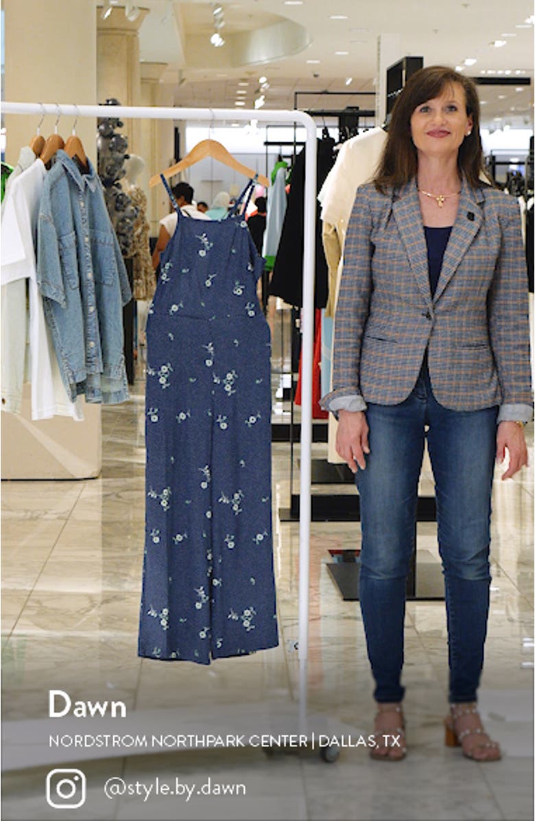 Kids' Floral Smocked Romper, sales video thumbnail