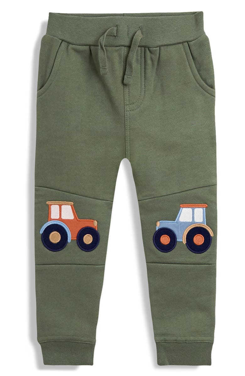 JOJO MAMAN BEBE Kid's 2-Pack Cotton Jersey Joggers, Alternate, color, Khaki