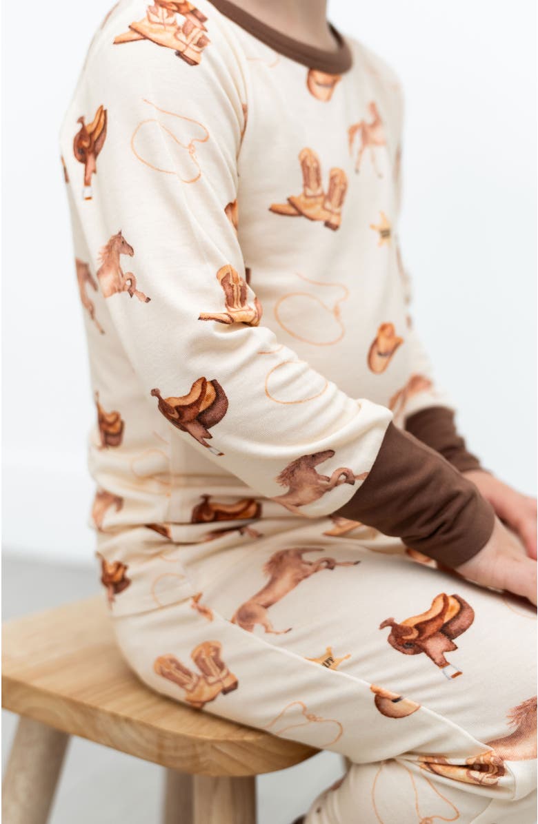 Laree + Co Paislee 2-Piece Long Sleeve Set, Alternate, color, Beige