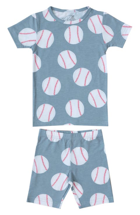 Slugger Fitted Two-Piece Short Pajamas (Baby)