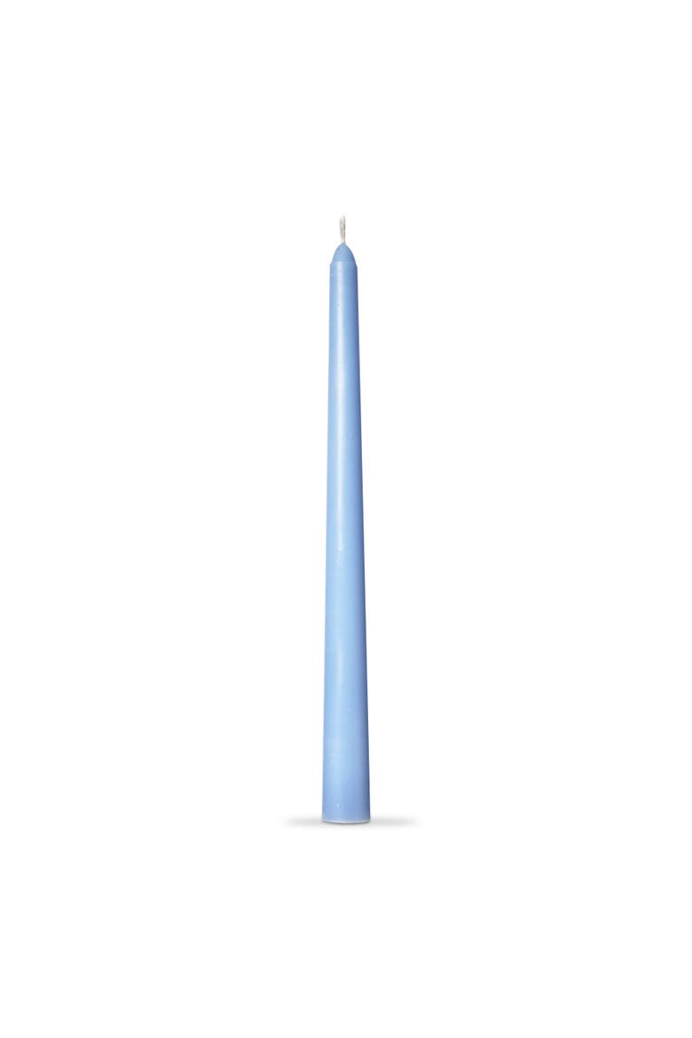 Color Studio Traditional Taper Unscented Candle Set Blue, Alternate, color, Blue