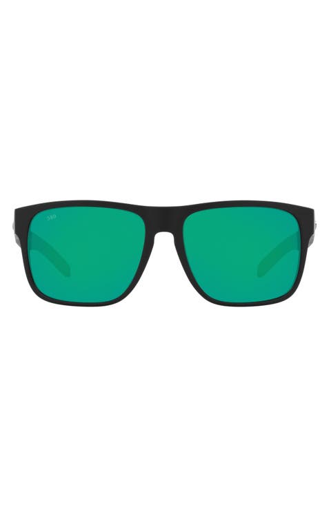 59mm Polarized Square Sunglasses