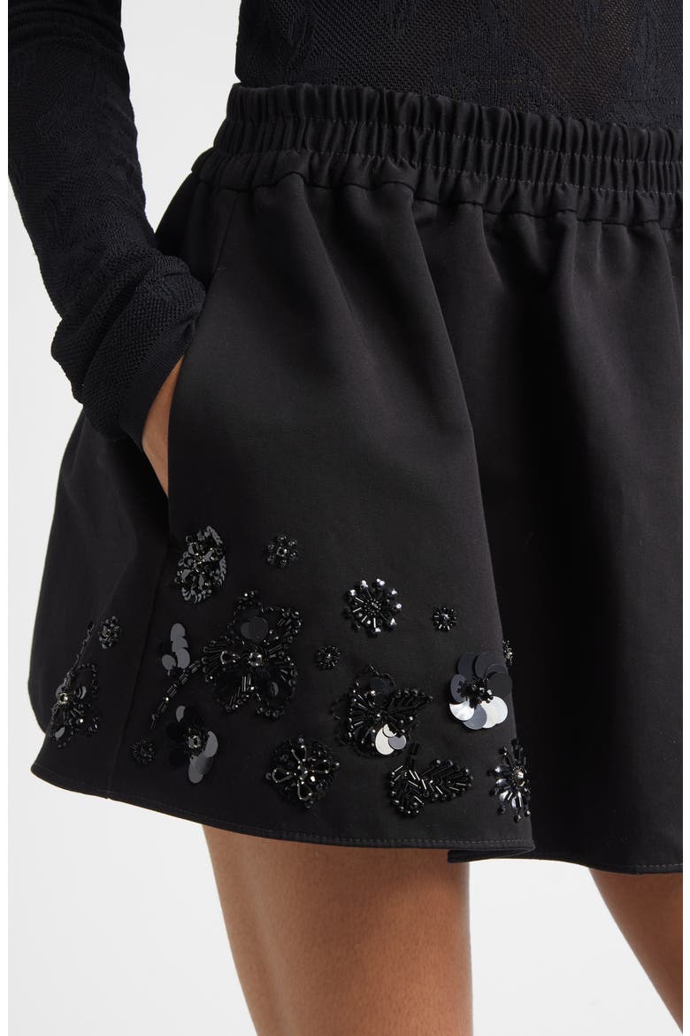 Journey Sequin Miniskirt, Alternate, color, BLACK