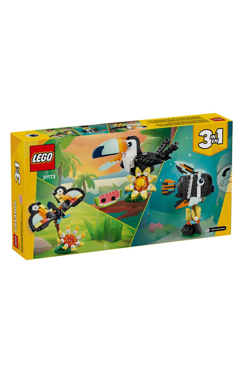 LEGO<sup>®</sup> 7+ Creator<sup>™</sup> 3-in-1 Wild Animals: Tropical Toucan - 31173, Alternate, color, Multi