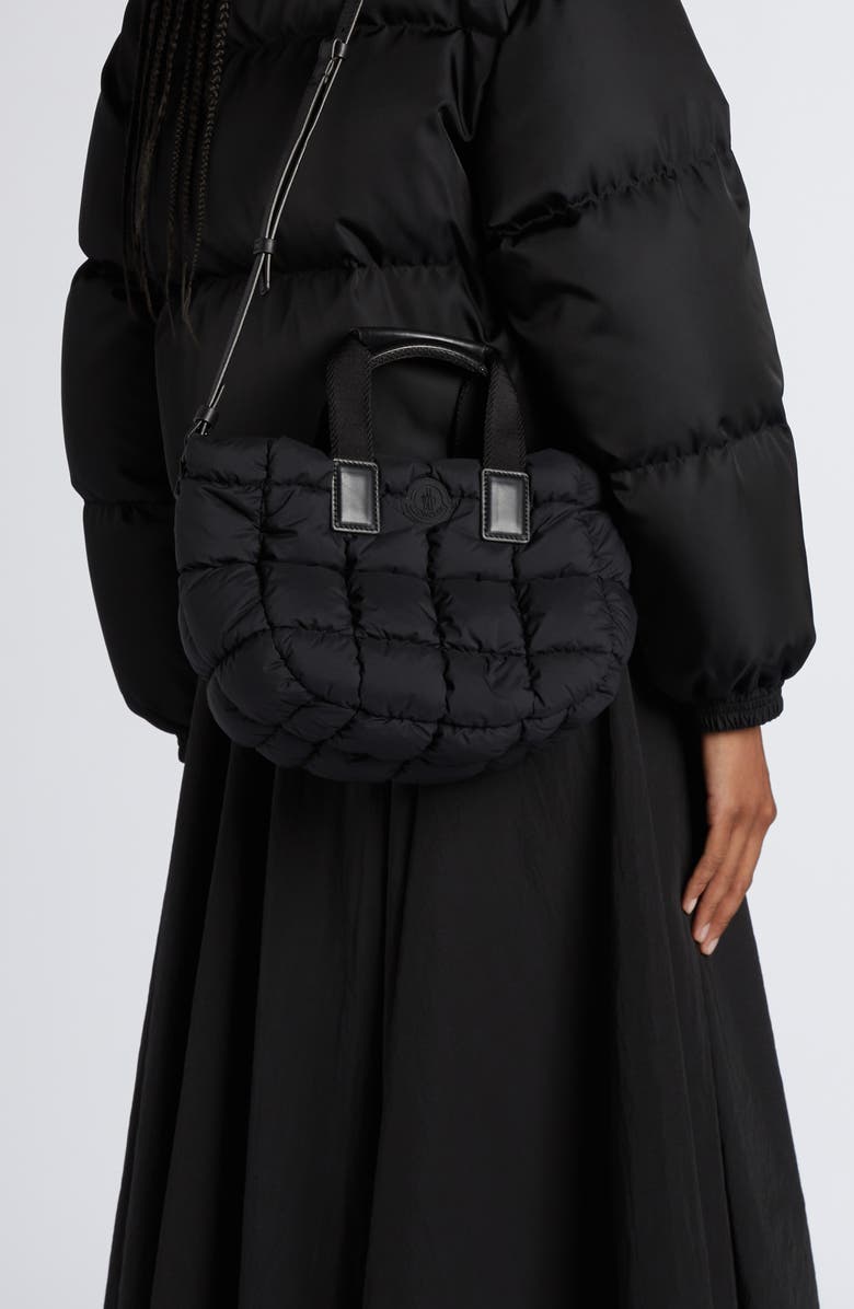 Moncler Mini Caradoc Puffer Tote, Alternate, color,