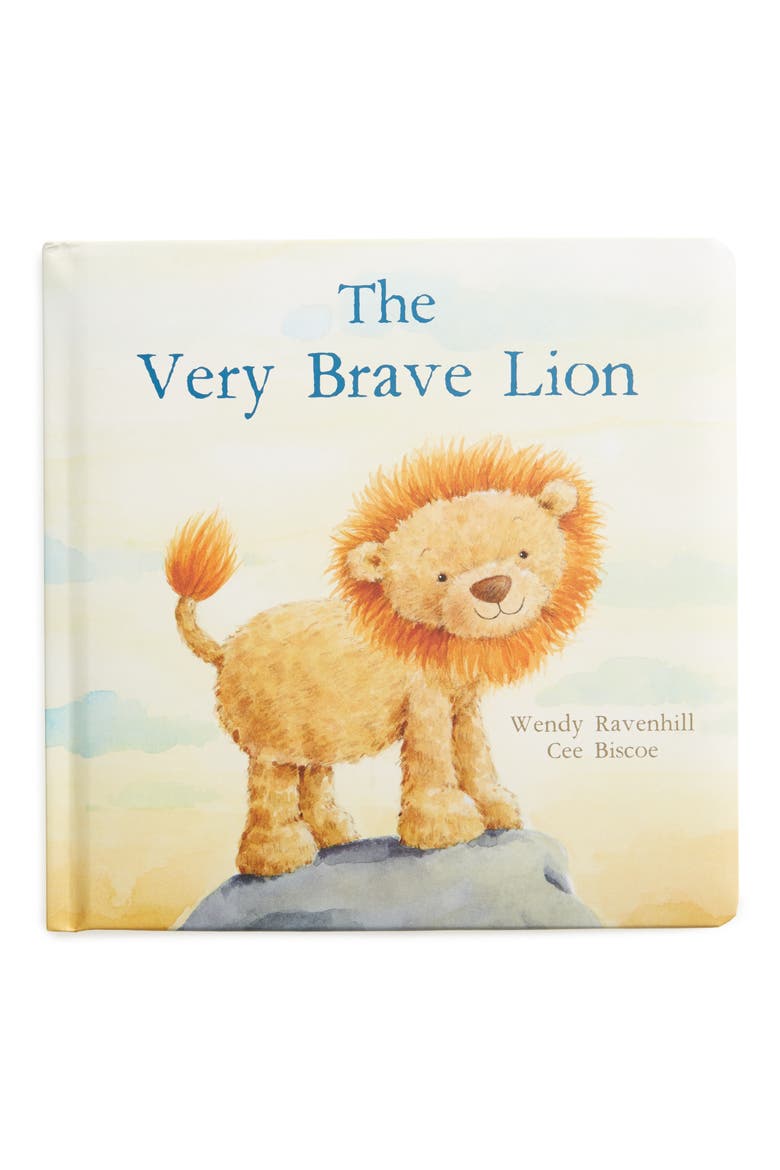 'The Very Brave Lion' Board Book, Main, color, YELLOW MULTI