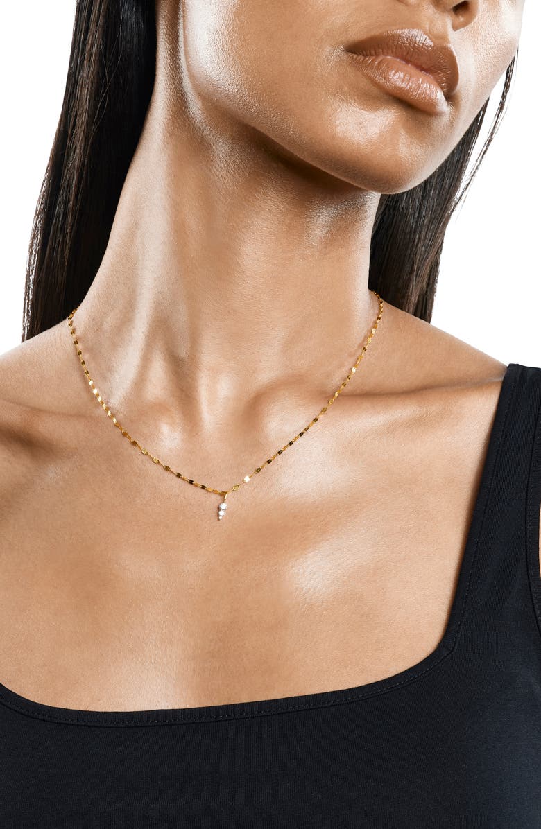 LANA 14K Gold Diamond Spike Pendant Necklace, Alternate, color, Yellow Gold