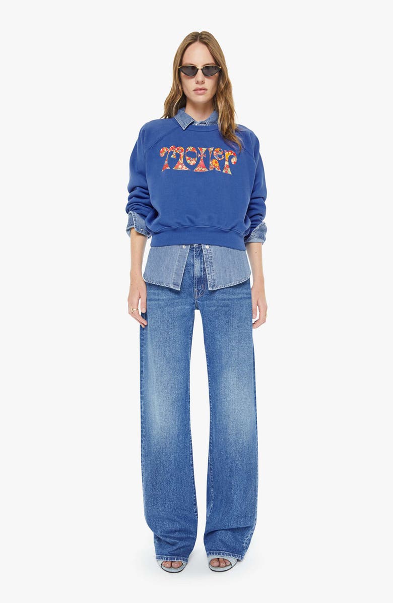 MOTHER The Concert Logo Graphic Sweatshirt, Alternate, color, Petal Power