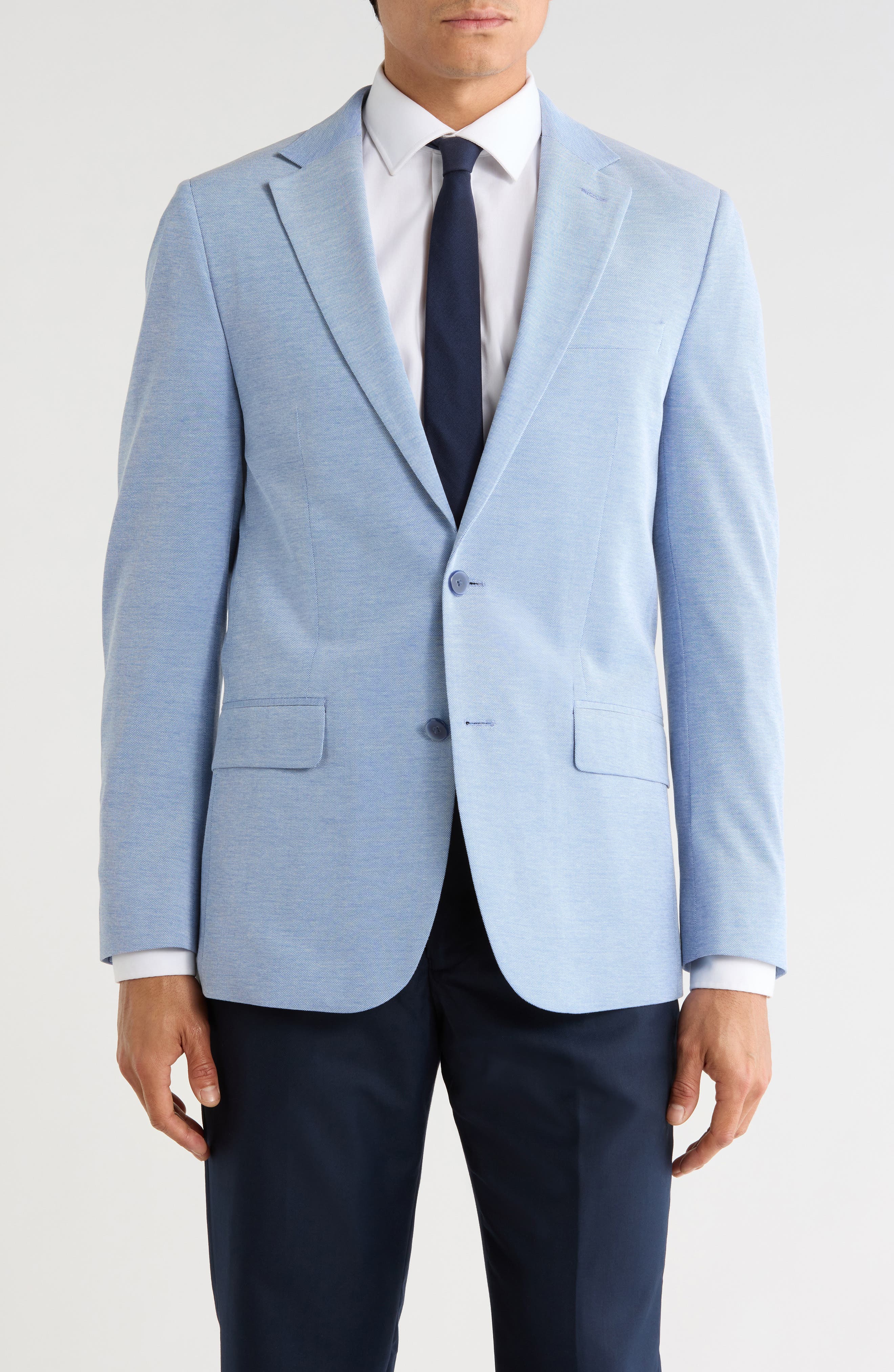 Two Button Notch Lapel Sport Coat