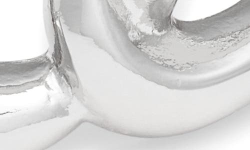 Nordstrom Inflated Chain Hinged Bracelet In Silver