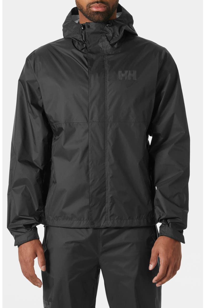 Loke 2.0 Waterproof Packable Jacket, Main, color, BLACK