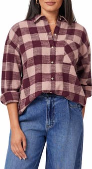 Scotch & Soda Oversized Flannel Shirt
