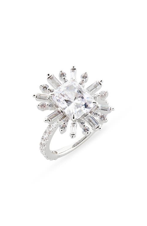 Nadri Stellar Halo Ring In Metallic