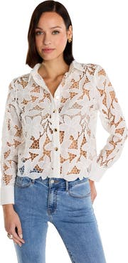The Noli Shop Mina Lace Blouse