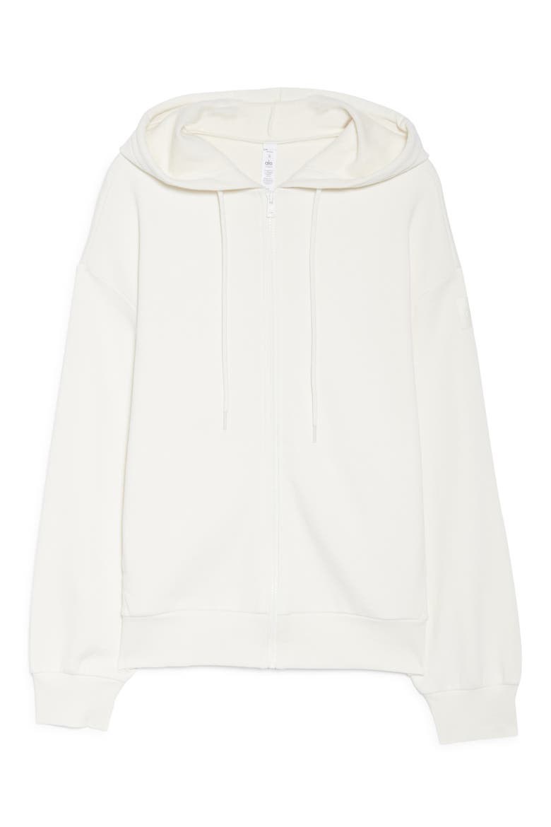Hype Full Zip Hoodie, Alternate, color, IVORY