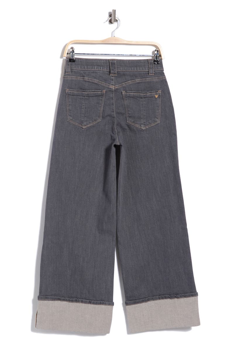 Skyrise Wide Cuff Jeans, Alternate, color, GY - GREY