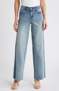 HIDDEN JEANS Raw Hem Mid Rise Dad Jeans