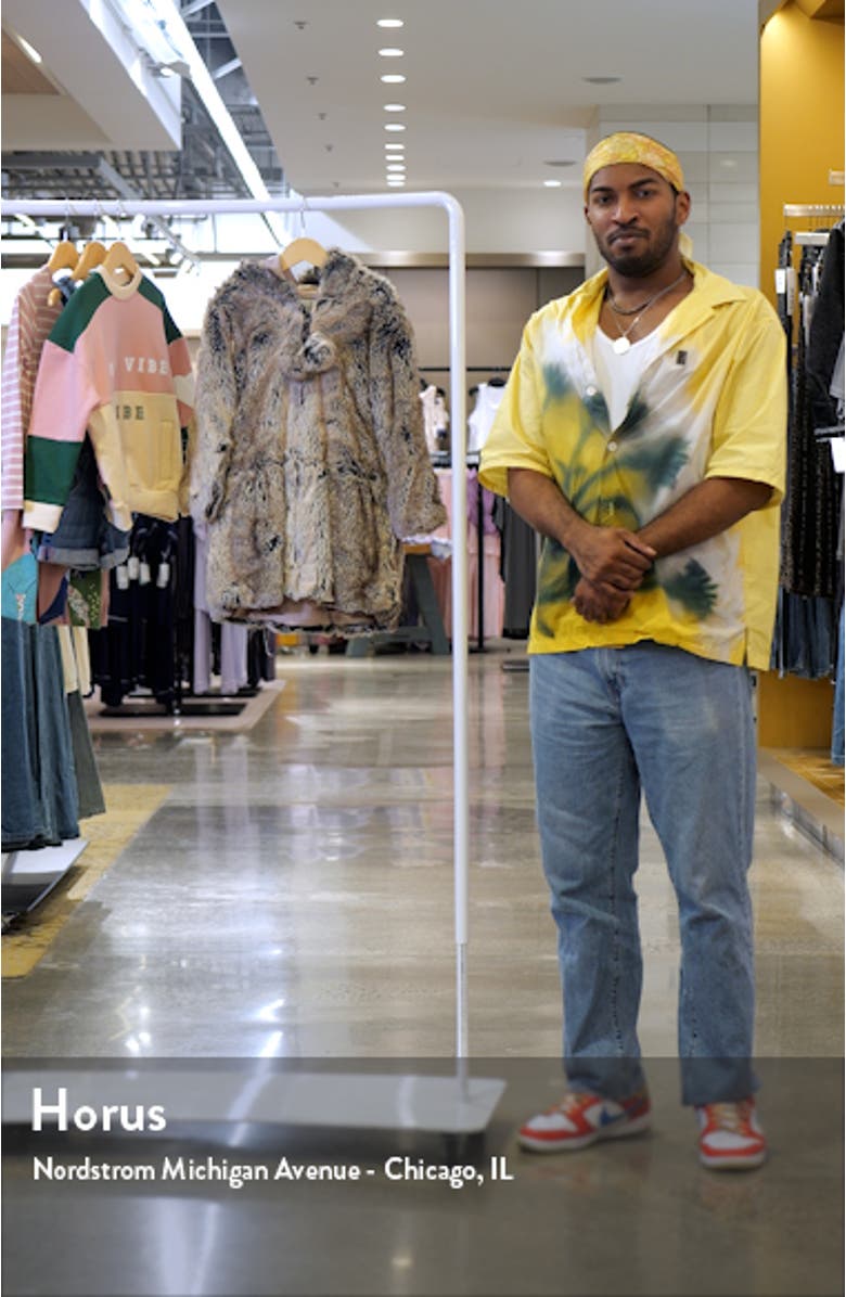 Hooded Faux Fur Coat, sales video thumbnail