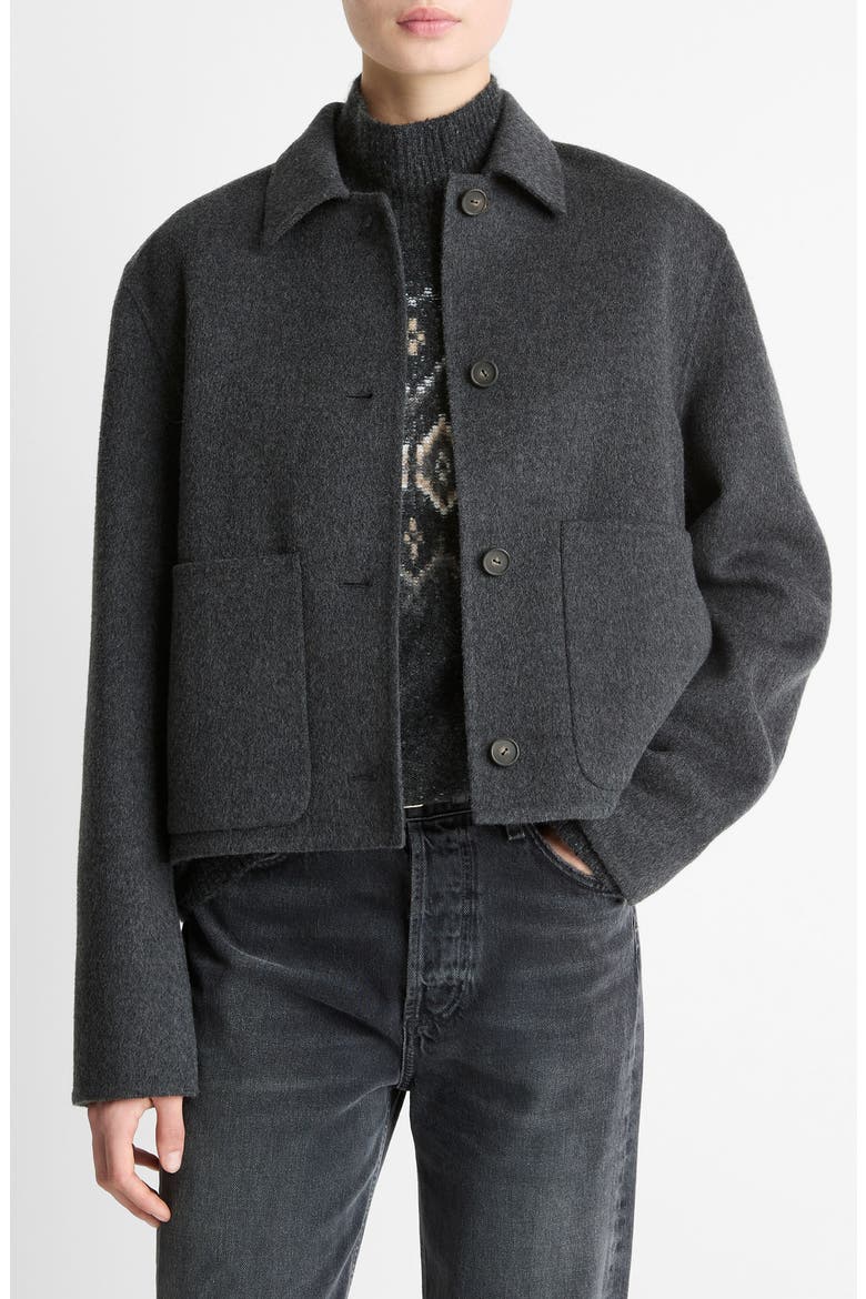 Wool Blend Short Jacket (Women) | Nordstrom