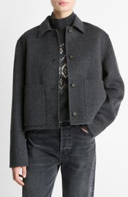 Vince Wool Blend Short Jacket