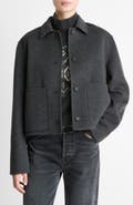 Vince Wool Blend Short Jacket